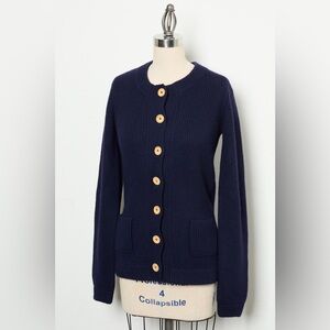 Round-Neck Button-Up  Cardigan 100%Cashmere[NEW]